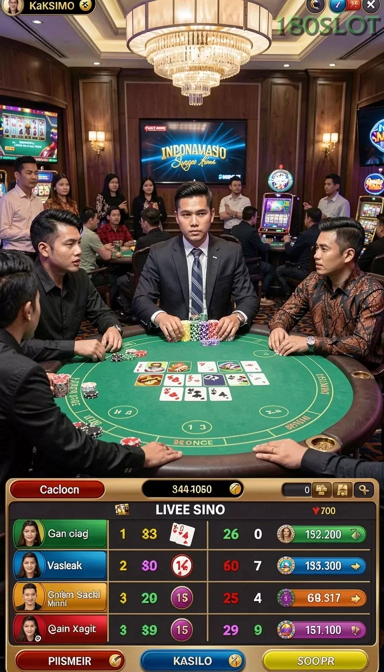 Cuplikan layar 789RP — menu navigasi